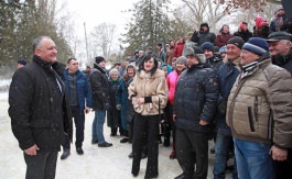 Șeful statului a participat la ceremonia de deschidere a spitalului renovat din satul Călărășeuca