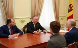 Игорь Додон встретился с Послом Российской Федерации в Республике Молдова Фаритом Мухаметшиным