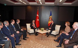 Президент Игорь Додон провел встречу с премьер-министром Республики Турция