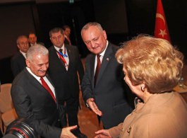 Президент Игорь Додон провел встречу с премьер-министром Республики Турция