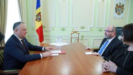 Президент страны провел встречу с Послом Государства Израиль в Республике Молдова 
