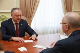Президент страны провёл встречу с чрезвычайным и полномочным послом Российской Федерации в Республике Молдова