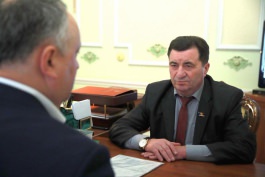 Igor Dodon held a meeting with the chairman of Taraclia region