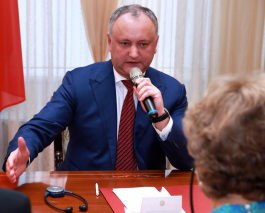 Igor Dodon a avut o întrevedere cu membrii Parlamentului European, care se află în vizită în Republica Moldova