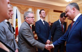 Президент страны провел встречу с членами Европейского парламента, которые находятся с визитом в Республике Молдова.