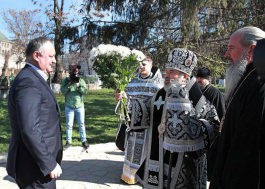 Игорь Додон встретился со священнослужителями Бельцко-Фалештской епархии