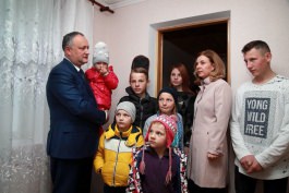 Семья Захария из села Рышкова Криулянского района получила ключи от нового дома