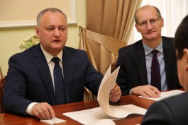 Igor Dodon discussed the program of Alexander Lukashenko’s visit to Moldova with the Ambassador of Belarus