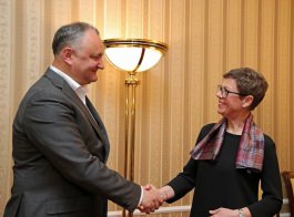 Președintele Republicii Moldova a avut o întrevedere cu oficiali de rang înalt din cadrul Guvernului Elveției  