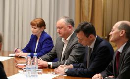 Președintele Republicii Moldova a avut o întrevedere cu oficiali de rang înalt din cadrul Guvernului Elveției  