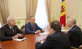 Президент Молдовы встретился с Чрезвычайным и Полномочным Послом Российской Федерации в Республике Молдова, Фаритом Мухаметшиным
