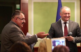 Президент Республики Молдова провел встречу с руководителями молдавской диаспоры со всех регионов Российской Федерации