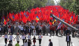 Președintele Igor Dodon a participat la Marșul solidarității oamenilor muncii