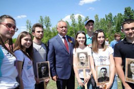 Igor Dodon a efectuat o vizită la Complexul Memorial „Capul de Pod Şerpeni”