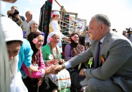 Igor Dodon a participat la evenimentele festive organizate cu prilejul sărbătorii ”Hederlez”