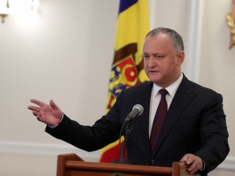 Игорь Додон провел пресс-конференцию, посвященную получению статуса наблюдателя Республики Молдова в рамках Евразийского экономического союза