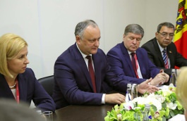 Președintele Republicii Moldova a avut o întrevedere cu preşedintele Dumei de Stat a Adunării Federale a Federaţiei Ruse