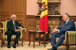 Igor Dodon  a avut o întrevedere cu Ambasadorul Statului Qatar în Republica Moldova