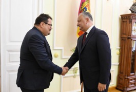 Președintele Igor Dodon s-a întîlnit cu Şeful Delegaţiei UE în Republica Moldova și Șeful Adjunct al Misiunii Diplomatice a SUA în țara noastră
