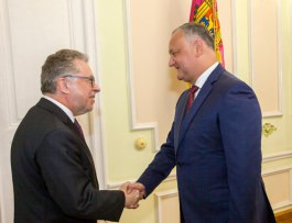 Președintele Republicii Moldova a avut o întrevedere cu Ambasadorul Extraordinar și Plenipotențiar al Republicii Franceze în țara noastră