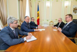 Igor Dodon s-a întîlnit cu Ambasadorul Republicii Polone în Republica Moldova