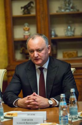Președintele Republicii Moldova a avut o întrevedere cu vice-prim-ministrul Federației Ruse