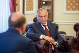 Президент Республики Молдова принял верительные грамоты Чрезвычайного и Полномочного Посла Российской Федерации в нашей стране