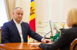 Президент Игорь Додон провёл встречу с башканом Гагаузии Ириной Влах