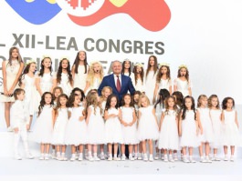 Президент Республики Молдова принял участие в церемонии закрытия Всемирного конгресса семей