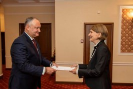 The President of the Republic of Moldova received credentials from five ambassadors