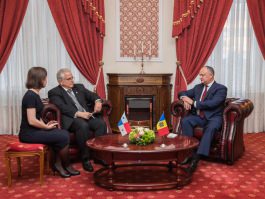 Президент Республики Молдова принял верительные грамоты от трех новоназначенных послов
