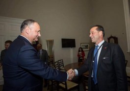 Președintele Republicii Moldova a avut o întrevedere cu Ministrul de Stat pentru politica comercială a Marii Britanii