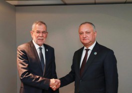 President of Moldova had a meeting with the President of Austria