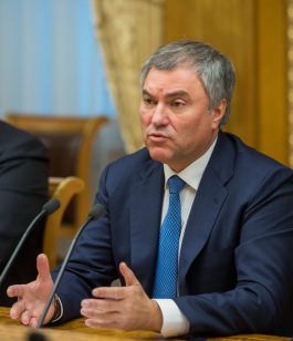 Igor Dodon a avut o întrevedere cu Veaceslav Volodin, Preşedintele Dumei de Stat a Federaţiei Ruse