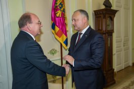 Președintele Republicii Moldova a avut o întrevedere cu Oleg Vasneţov