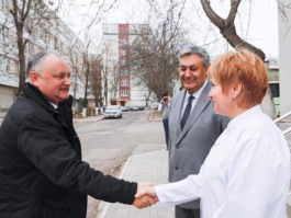 Igor Dodon visited Institute of Mother and Child in Chisinau 