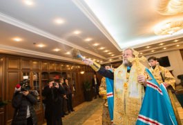 Sediul renovat al Președinției Republicii Moldova a fost sfințit