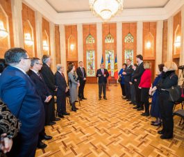 Igor Dodon a avut o întrevedere cu ambasadorii acreditați în Republica Moldova