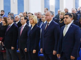 Șeful statului a participat la adunarea solemnă cu prilejul marcării a 24 ani de la crearea Unității Teritorial Autonome Găgăuzia