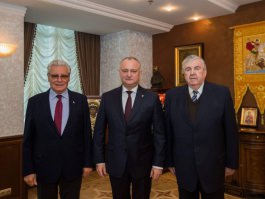 Игорь Додон провел встречу с двумя экс-президентами Молдовы