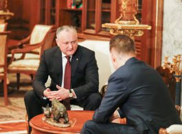 Head of State had a meeting with “Gazprom” top manager 