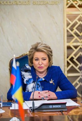 Президент РМ провел встречу с Председателем Совета Федерации Валентиной Матвиенко