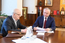 Igor Dodon had a meeting with MP Eduard Smirnov 