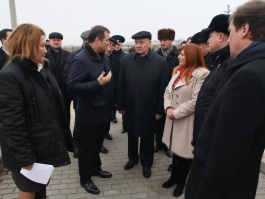 President Nicolae Timofti on visit to flood-hit villages