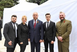 Șeful statului a participat la concertul festiv organizat la Bălți cu prilejul Marii Victorii