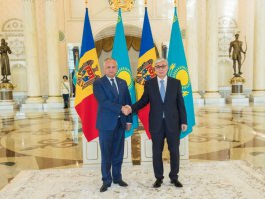 Președintele Republicii Moldova a avut o întrevedere cu Președintele Republicii Kazahstan