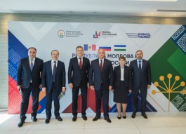 Președintele Republicii Moldova a participat la Forumul de Afaceri „Republica Moldova – regiunile Rusiei”