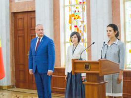 Olesea Stamate took the oath as Minister of Justice