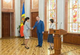 Olesea Stamate took the oath as Minister of Justice