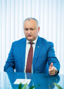 Президент Республики Молдова провел встречу с делегацией Европейского Парламента